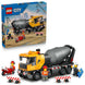 LEGO City Cement Mixer - Big Construction Toy Truck with 3 Minifigures for Kids Ages 7+ - 60478