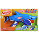 Nerf Junior Wild Sharkfire Blaster with 8 Elite Darts - Easy Play Shark-Themed Outdoor Toy for Kids 6+
