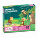 Chalk and Chuckles Monkey Expressions Feelings Puzzle for Kids, Age 3, 4, 5 Years, Learning and Teaching Aid for Toddlers- Boys and Girls