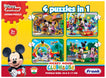 Frank Disney Junior Mickey Mouse Clubhouse 4 in 1 Jigsaw Puzzle 63 Pieces