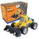 ThinkerPlace STEM Construction Vehicle Building Blocks Set (92 Pcs) | DIY Bulldozerr Toy for Kids