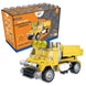 ThinkerPlace STEM Construction Vehicle Building Blocks Set (92 Pcs) | DIY Dump Truck Toy for Kids