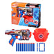 Nerf Marvel Captain America Dart Blaster with 10 Nerf Elite darts and holster for kids ages 8 and up