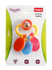Giggles Funskool Plastic-Orange Teether,Teether For Babies To Sooth Their Gums,Easy To Grasp And Chew With Rattle Sounds,3 Months&Above,Infant Toys