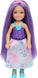 Barbie Chelsea Royal Small Doll (6-Inch) with Purple Hair Wearing Removable Skirt, Shoes & Hair Accessory, 6-inch Toy