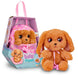 Baby Paws Cocker Spaniel Puppy Toy with Swaddle Bag| Scan QR Code for More Interactive Roleplay, Pretend Play Toy|That Make 5 Adorable Sounds Kids Toys for Ages 4+|Birthday Gift for Pet Lovers -22 cm