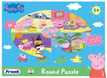 Frank Peppa Pig 66 Pieces Round Jigsaw Puzzle for Kids