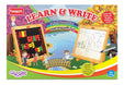 Giggles Funskool Learn N Write Slate, 2 in 1 Magnetic & Dry Erase Board, Early Learning, for 3 Years & Above, Preschool Toys, Multicolor