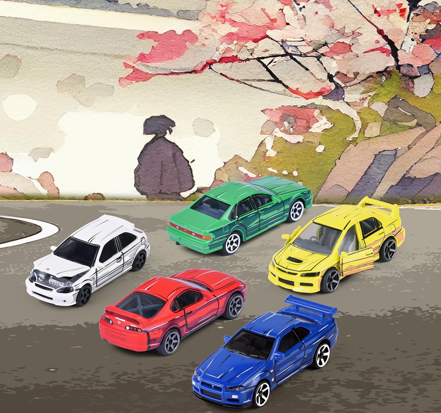 Majorette JDM Legends Die-Cast Car Set (5 Cars) | Japanese Performance ...