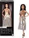 Barbie Basics Model 06 Fashion Doll with Brunette Hair, Shimmery Golden Skirt