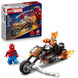 Lego 76335 spider man vs ghost rider motorcycle 