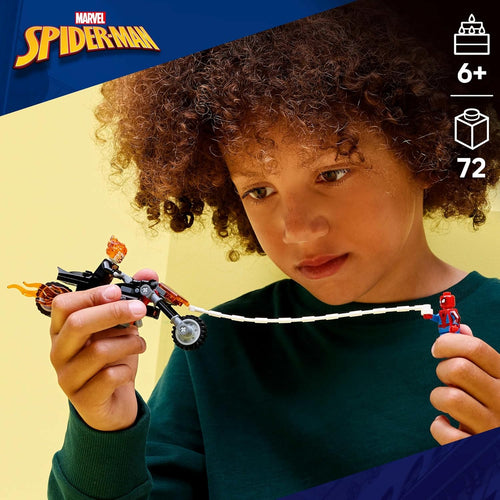 Lego 76335 spider man vs ghost rider motorcycle 