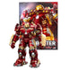 ZD Toys 1/10 Scale Marvel Iron Man MK44 Hulkbuster Action Figure with LED Lights (Model 1907-44)
