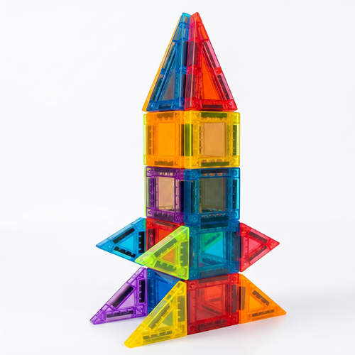 Open Ended MiniMag Travel Magentic Tiles (60 piece)