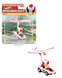 Hot Wheels Mario Kart Toad Die Cast Car with Plane Glider