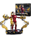 ZD Toys Marvel Iron Man Mark IV Diecast 1/6 Scale Figure with Suit-Up Gantry Set | Battery-Operated Mechanical Arms