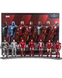 Marvel Studios The Infinity Saga Iron Man 4-Inch Action Figure Collection | Set of 7 Mini Figures by ZD Toys