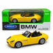 Welly BMW Z8 1:64 Scale Die Cast Car (Yellow)