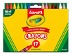 Luxor Crayola 17 Extra Long Crayons Set for Kids