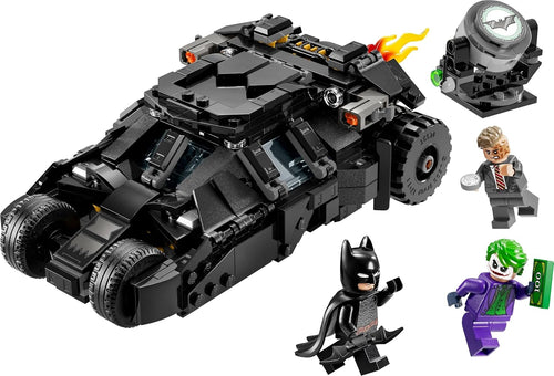 lego dc batman tumbler vs the joker and two face 