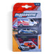 Majorette Rescue Wheels 3 Pieces Set ( Ambulance, Fire Brigade Truck, Police Car )