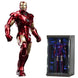 Iron Man Mark 3 with Hall of Armor 6-Inch - Hologram Light-Up Display Case | ZD Toys Collector Edition